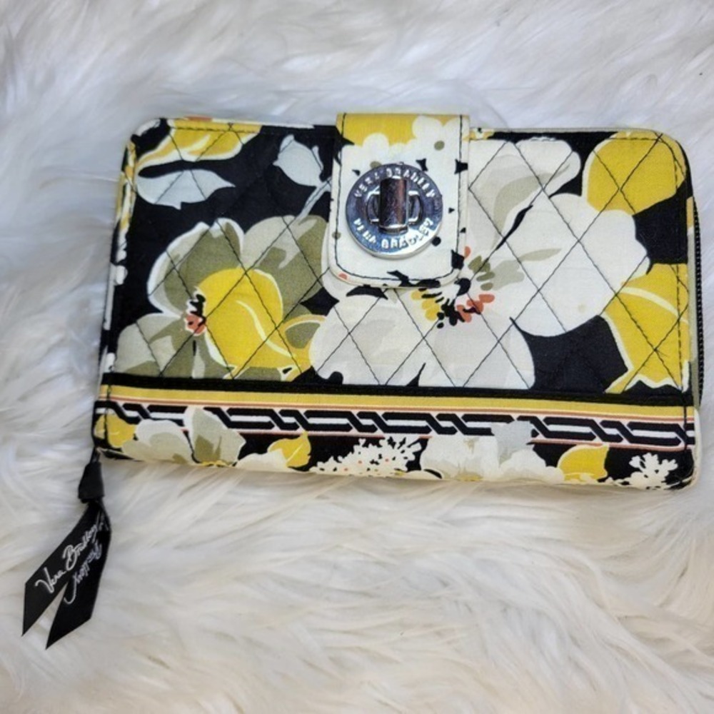 Vera Bradley Dogwood Turn-Lock Wallet